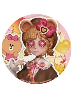 园丁正比徽章-LINE FRIENDS快闪