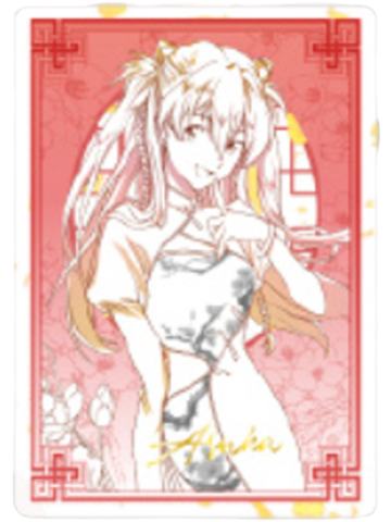 惣流·明日香·兰格雷1收藏卡-落花盈裳新中式主题快闪线稿系列