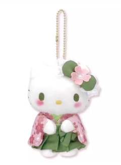 Hello Kitty樱花抹茶挂件