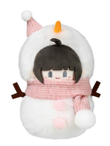 乔苓雪人毛绒挂件-绒绒冬日系列