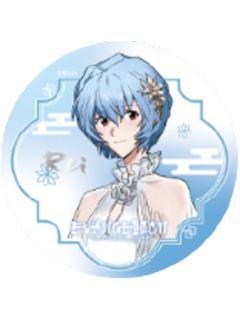 绫波丽水波纹亚克力杯垫-落花盈裳新中式主题快闪