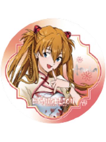 惣流·明日香·兰格雷水波纹亚克力杯垫-落花盈裳新中式主题快闪