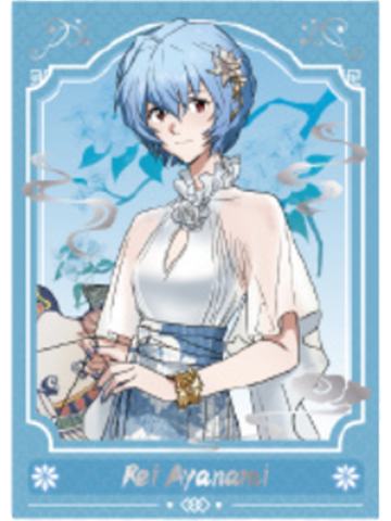 绫波丽收藏卡-落花盈裳新中式主题快闪