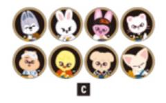 日本展会skzoo吧唧set团 ver.C