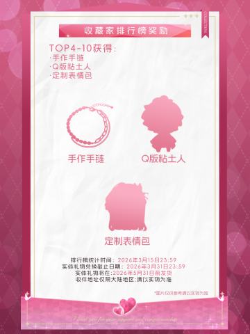 独一无二 排行榜TOP4~10赠礼