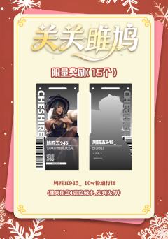 实体-10万粉限量通行证