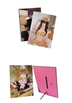 画册一本和满天星无框画一个