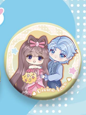 水帝&缔默(隐藏款2)徽章-看东方限定Q版