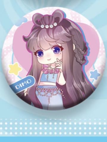 缔默5徽章-看东方限定Q版