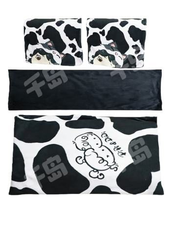 PIPI可恶的毛线球系列牛奶绒四件套