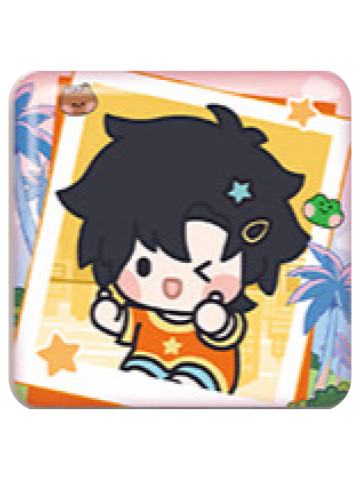 程小时(拍立得款)mini徽章-LINE FRIENDS minini联名