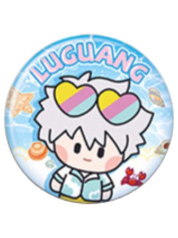 陆光(沙滩款)mini徽章-LINE FRIENDS minini联名