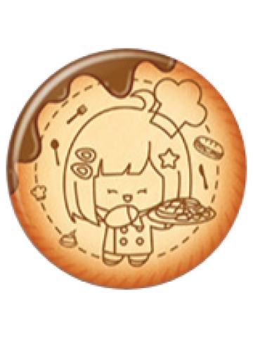 乔苓(饼干款)mini徽章-LINE FRIENDS minini联名