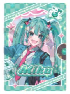 初音未来(闪)小卡-音乐cafe联动