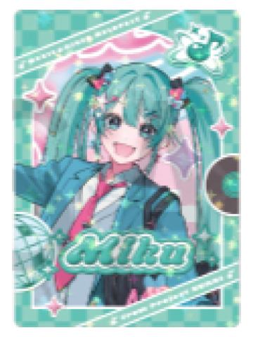 初音未来(闪)小卡-音乐cafe联动