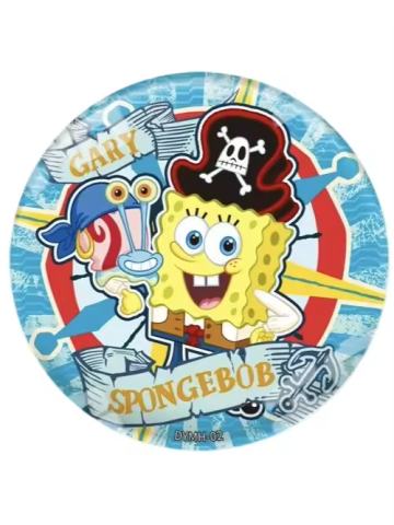 海绵宝宝&小蜗徽章-卡游深海大冒险系列