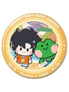 程小时(镜头款B)相机徽章-LINE FRIENDS minini联名