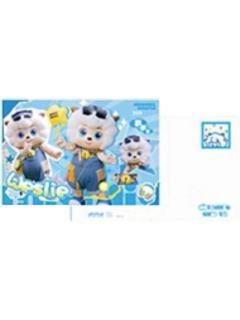 喜羊羊可露丽风明信片-奇思妙想嘉年华20周年快闪羊羊家族系列