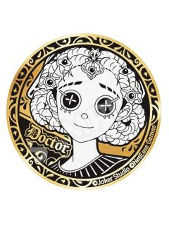 医生浮雕雕金徽章-千年书旅系列