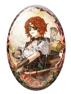 弓箭手椭圆徽章-千年书旅系列