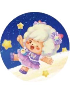 美羊羊星星徽章-奇思妙想嘉年华20周年快闪