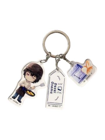 太宰治挂件-绘本风面包店Q版系列