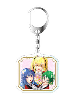 花手毬葛笼&早乙女芽亚里&户隐雪见钥匙扣-CS plus原画角色绘系列