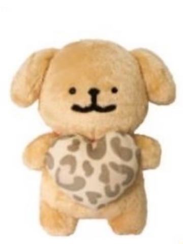 豹纹心心小金毛-日本快闪25cm公仔