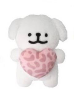 豹纹心心小白-日本快闪25cm公仔