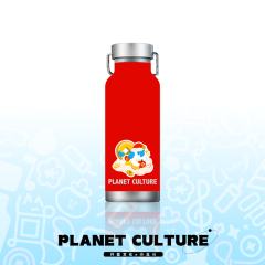 马上平安行星文化保温杯（红色）