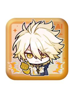 白厄(战斗)方形徽章-帕姆展览馆系列