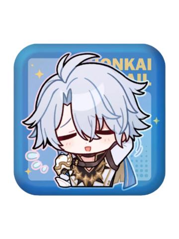 白厄(诶嘿)方形徽章-帕姆展览馆系列