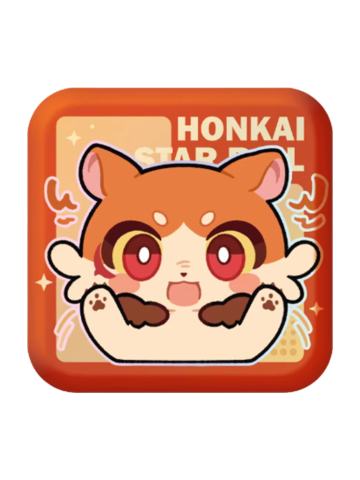 蜜果羹方形徽章-帕姆展览馆系列