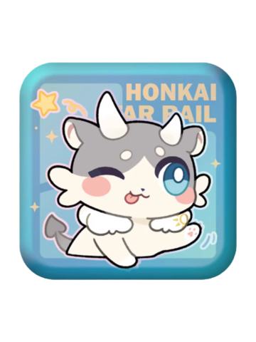 比格椰方形徽章-帕姆展览馆系列