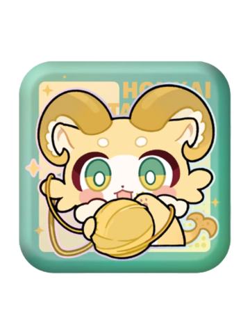 燕麦粥方形徽章-帕姆展览馆系列