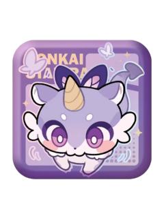 蝶糕糕方形徽章-帕姆展览馆系列