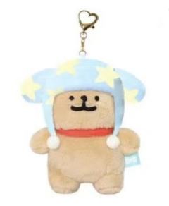 帽子小金毛-日本快闪13cm挂件