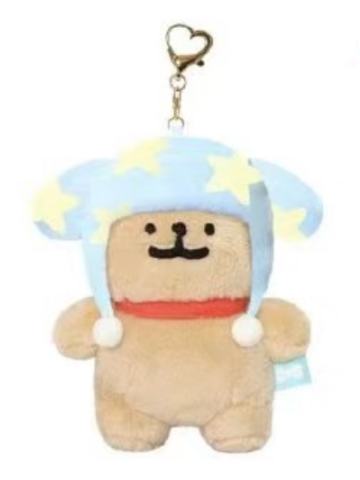 帽子小金毛-日本快闪13cm挂件