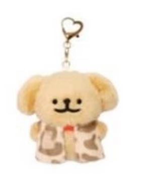 豹纹小金毛-日本快闪8cm挂件