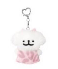 豹纹小白-日本快闪8cm挂件