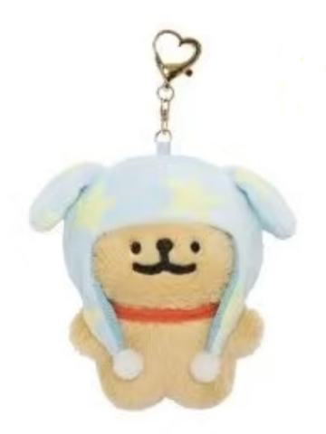 帽子小金毛-日本快闪8cm挂件