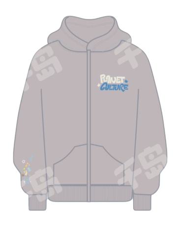 行星文化重工绣标卫衣-街头代码(星穹灰)