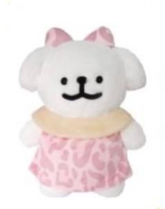 豹纹小白-日本快闪25cm公仔