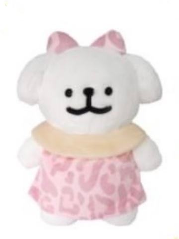 豹纹小白-日本快闪25cm公仔