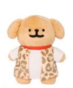 豹纹小金毛-日本快闪25cm公仔