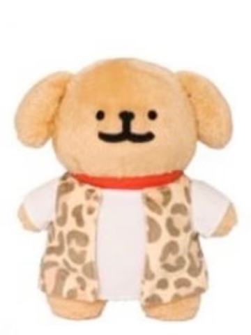 豹纹小金毛-日本快闪25cm公仔