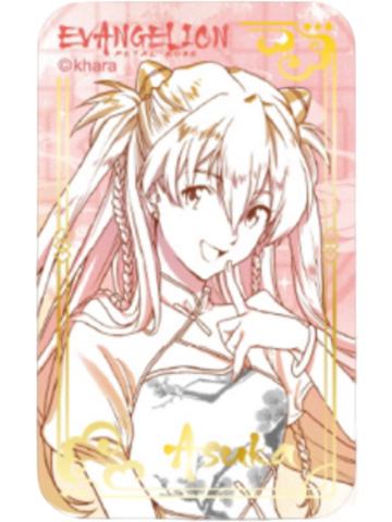 惣流·明日香·兰格雷烫金方徽章-落花盈裳新中式主题快闪