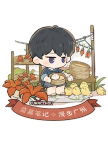 张起灵Q版双插立牌-萌谷子漫步广州