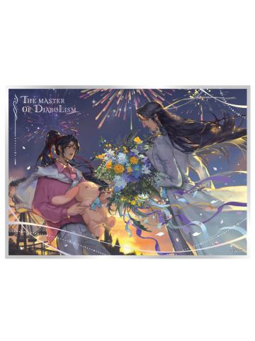 魏无羡&蓝忘机亚克力色纸-晚风花叙系列