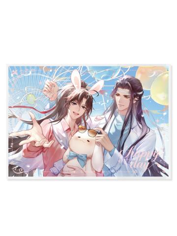 魏无羡&蓝忘机亚克力色纸-风软茸甜系列